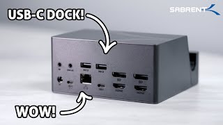 SABRENT USBC Universal Docking Station Dock  DSUICA [upl. by Alexa]