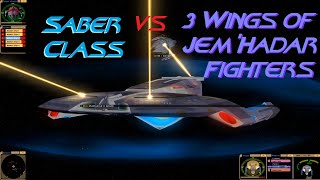 Saber Class vs 3 Wings of Jemhadar Fighters [upl. by Novled]