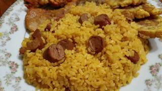 Puerto Rican Rice with Vienna Sausage [upl. by Chip239]