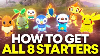 How To Get ALL 8 Starter Pokemon in Pokemon Legends Arceus [upl. by Ainar432]