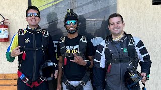 Skydive  3 Way I Boituva  SKYFLOW Paraquedismo jump 52 [upl. by Aleil]