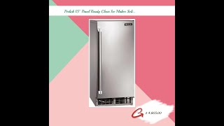 Perlick 15quot Panel Ready Clear Ice Maker Solid Door Reversible Hinge [upl. by Eilzel]