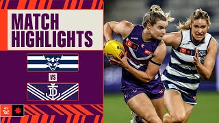 Geelong v Fremantle  Week Six 2024  AFLW [upl. by Lynna]