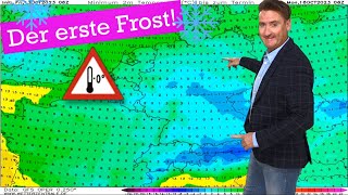 Heftige Wetterprognose Das ist der Anfang vom Ende von fast 30 °C auf 0 °C Nachtfrost [upl. by Owens990]