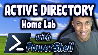 How to Setup a Basic Home Lab Running Active Directory Oracle VirtualBox  Add Users wPowerShell [upl. by Eidac]