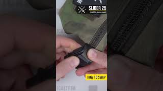 FIDLOCK  Slider 25  How to swap  TACTICALTRIM short reel [upl. by Esinek]