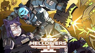 DEPLOYING FREEDOM IN HELLDIVERS 2 w woops amp friends [upl. by Nnaeed235]