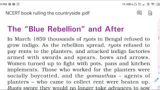 ch3 Ruling the countrysideThe Blue Rebellion and afterNCERT class 8HISTORY part12 [upl. by Lovash]