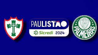 Portuguesa X Palmeiras  Paulista [upl. by Daukas190]