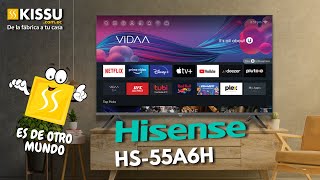 ¿SMART TV Hisense HS55A6H con VIDAA es buena 🤔 [upl. by Nord46]