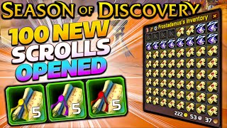 What Can You Get From 100 MAGE Scrolls in Season of Discovery [upl. by Fonville]