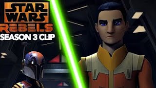 Star Wars Rebels Season 3 Clip  Ezras New Lightsaber 1080p [upl. by Lenes443]