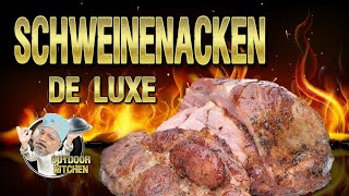 Schweinenacken heißräuchern  Ein Meisterwerk aus Rauch amp Fleisch  hier das Rezept [upl. by Eitsim1]