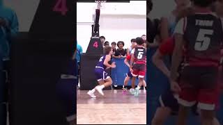 Noah stands up for Nelson brother rwe basketball aau [upl. by Auos285]