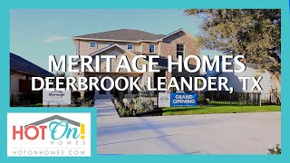 Meritage Homes in Deerbrooke Leander Texas [upl. by Renrag]