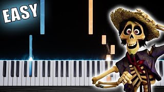 Coco  Remember Me  EASY Piano Tutorial by PlutaX [upl. by Belicia]