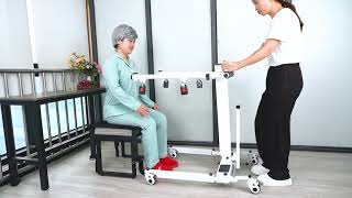 Transport Device  How to transfer patient to chair or toilet from bed [upl. by Christan]