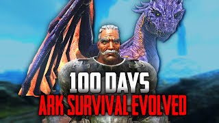 100 Days ARK Survival Evolved The Island [upl. by Sirromal]