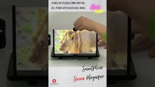 Best Smartphone Screen Magnifier  14 inch size screen expander  Make Screen Bigger [upl. by Isherwood347]