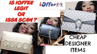 CHEAP DESIGNER ITEMS  IS IOFFER LEGIT OR ISSA SCAM [upl. by Inanuah216]