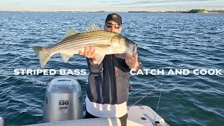 Striped Bass Catch and Cook [upl. by Traver]