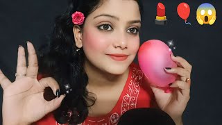 ASMR Tiktok Challenge  Doing My Makeup With Balloons  🎈😱 [upl. by Sunda]