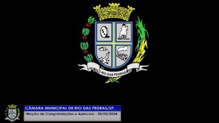 Moção de Congratulações e Aplausos  20032024  Câmara Municipal de Rio das PedrasSP [upl. by Aziar]