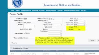 Background Screening Clearinghouse Individual Profile and Search [upl. by Tidwell]