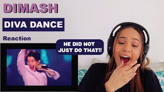 Dimash  Diva Dance  REACTION [upl. by Arevle231]