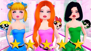 DRESS TO IMPRESS SÓ TRIO FAMOSOS no VISTASE PARA IMPRESSIONAR  ROBLOX [upl. by Aisined]