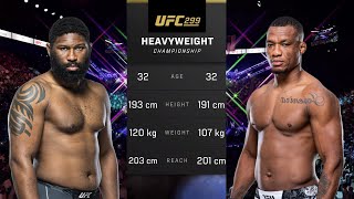 Curtis Blaydes vs Jailton Almeida Full Fight  UFC 299 Fight Night [upl. by Dnalon]