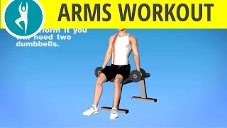 Arms Exercise with Weights for Men [upl. by Doreen]