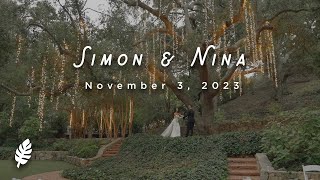 Simon  Nina  Calamigos Ranch Malibu CA [upl. by Lodmilla]