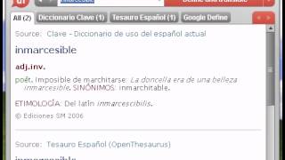 Definición de inmarcesible [upl. by Aridaj]