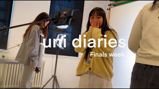 Uni diaries project deadline advice on portfolio selfcare routine workshop days  ch18 [upl. by Sotsirhc]