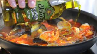 Italian Recipe Filippo Berio Quick Fish Stew [upl. by Portie]