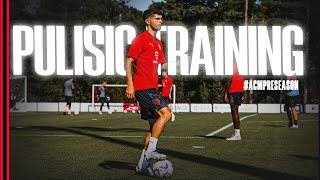 Christian Pulisic  Training at Milanello [upl. by Charissa588]