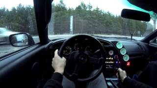 1st Person city driving  Toyota Supra 2JZ GTE MKIV GoPro [upl. by Drofla42]