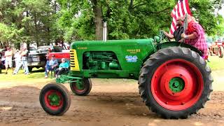 Vintage tractor parade Prairie Village South Dakota 2019 [upl. by Inalan649]