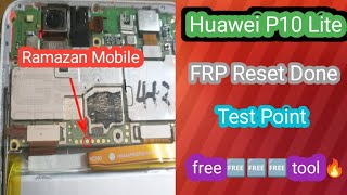 Huawei P10 Lite WASLX1A FRP Reset Done Via Test Point [upl. by Lon]