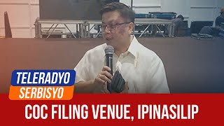 COMELEC shows COC filing venue ahead of start  Mandato 2025 30 September 2024 [upl. by Airekat]