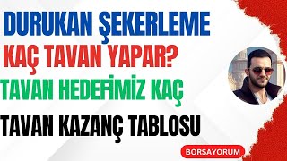 DURUKAN ŞEKERLEME KAÇ TAVAN YAPAR  BİZİM HEDEFİMİZ KAÇ TAVAN  TAVAN TABLOSU SİZLERLE [upl. by Nadbus]