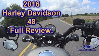 2016 Harley Davidson 48 Review Detailed Sportster xl1200x part 1 [upl. by Maddie485]