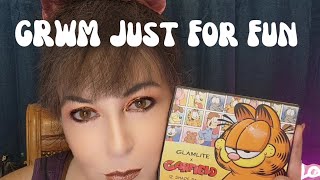 I Need Your Help  GRWM For Nothing Using Glamlight Garfield Palette [upl. by Hsirap]