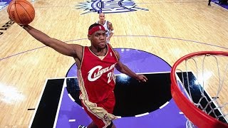 LeBron James First NBA Game [upl. by Moe]