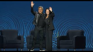 CEO Fireside Chat with Jensen Huang and Safra Catz at Oracle CloudWorld [upl. by Bethena]