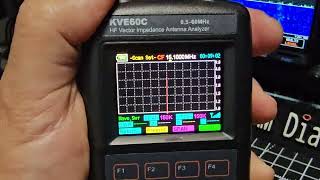 KVE60C  HF Antenna Analyzer MFJ 223 Clone [upl. by Rae555]