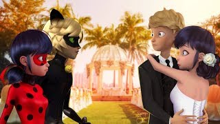 LadyBug amp Chat Noir get into the future for their wedding Miraculous LadyBug Speededit [upl. by Trellas734]