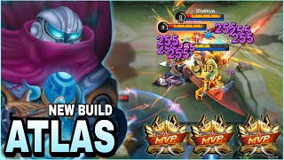 ATLAS BEST BUILD 2024  TOP 1 GLOBAL ATLAS BUILD  MLBB [upl. by Madanhoj]