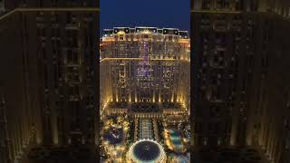 Macau Night View From Eiffel Tower  The Persian Hotel Studio City W Hotel [upl. by Rolfston423]